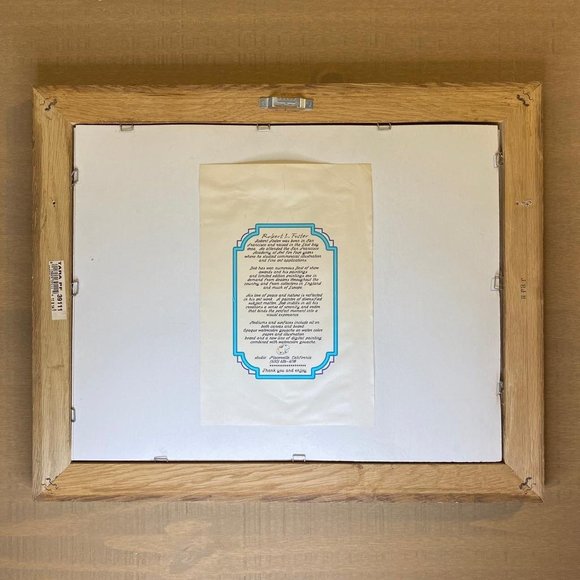 Wood Framed Robert L. Foster Art Print of A Country Road And Fall Color - Picture 4 of 11